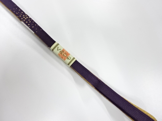 未使用品　正絹　帯留め用　手組三分紐